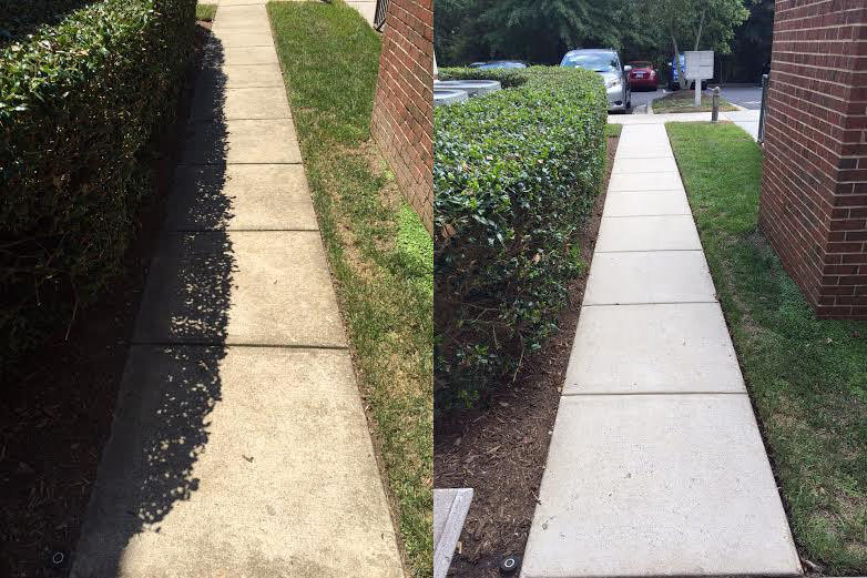 Raleigh concrete pressure washing